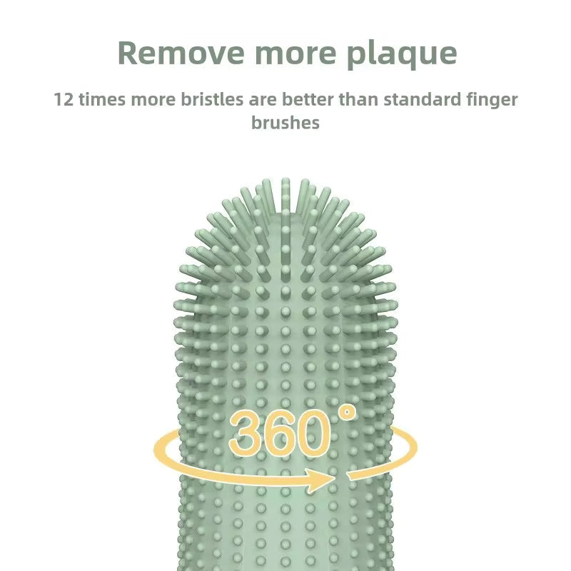 360° Dog Finger Toothbrush